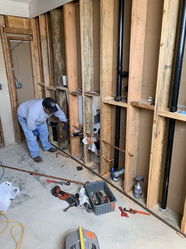 Commercial rough-in plumbing for Water Heater Replacement in River Forest
